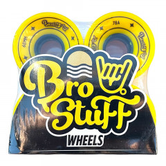 Колеса для скейтборда Bro Stuff 78A - Yellow 60мм
