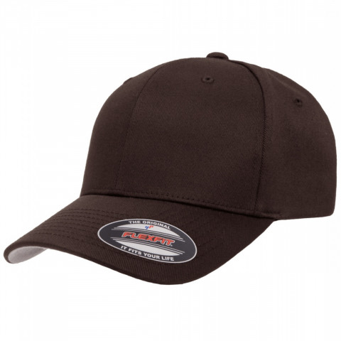 Кепка FlexFit 6277 Wooly Combed Brown S/M